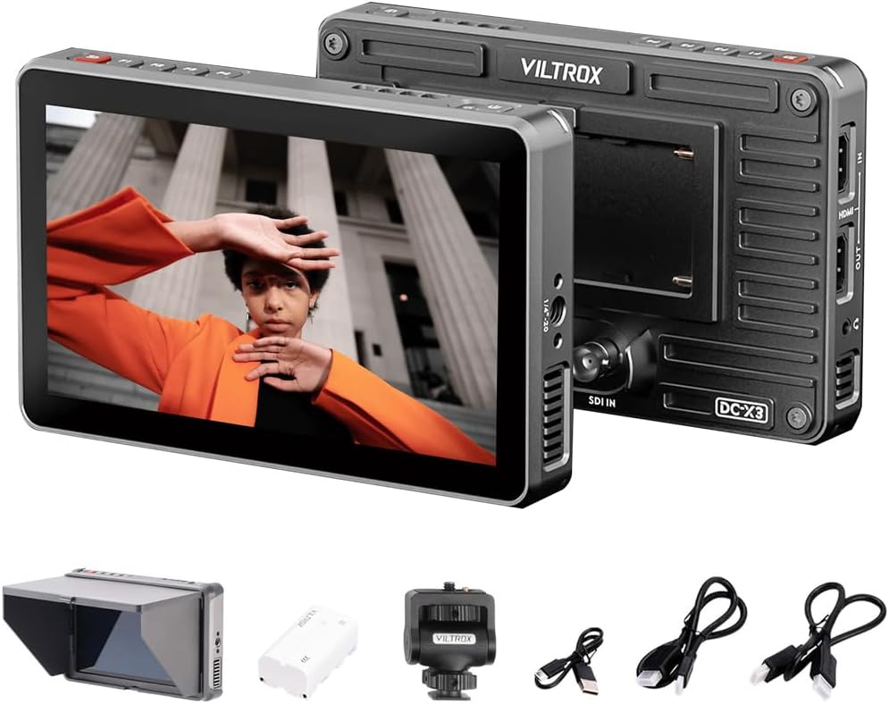 Monitor 6pulg Full HD 2000Nits con HDMI/3G-SDI