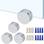 Kit 4 accesorios montaje espejo sin marco soportes ajustables