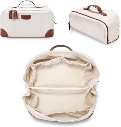 Bolsa maquillaje grande impermeable con 8 bolsillos