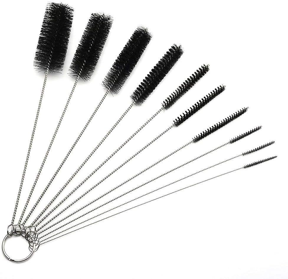 Cepillo largo para pajilla 8.2-10mm set 10