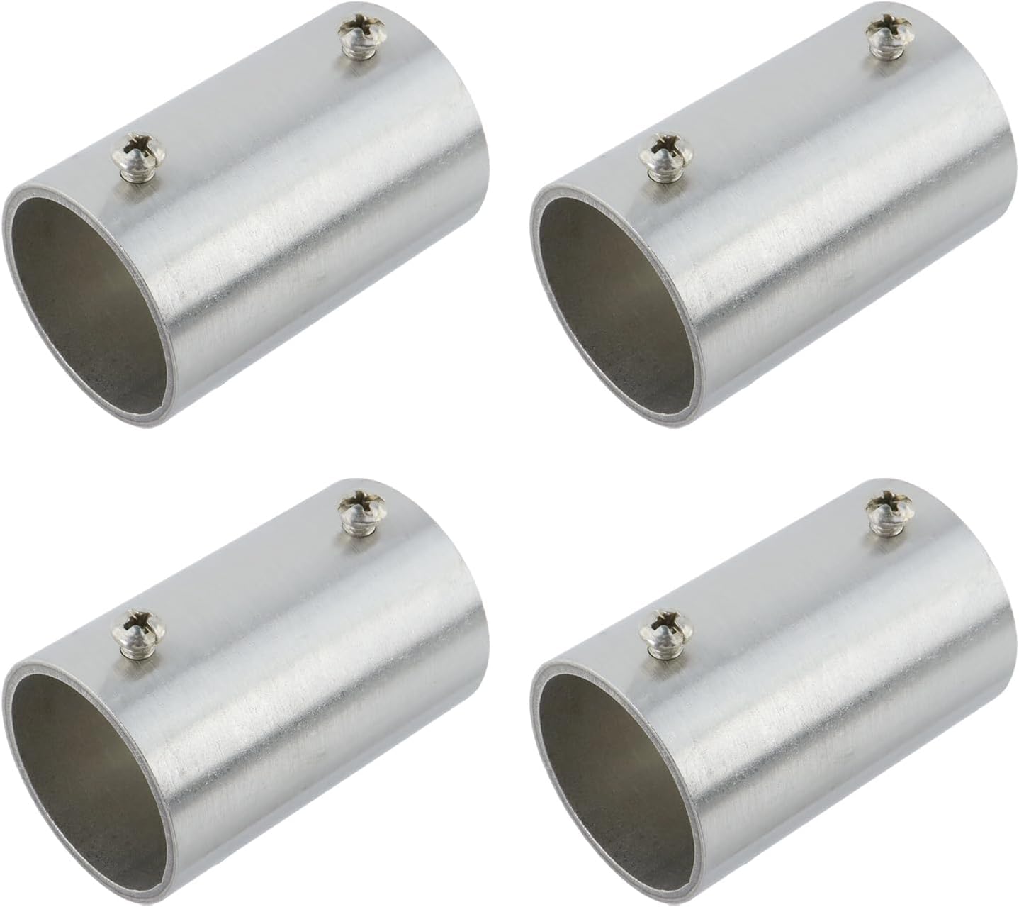 Conector tubería recta 1-1/4 pulg acero inox 2 vías