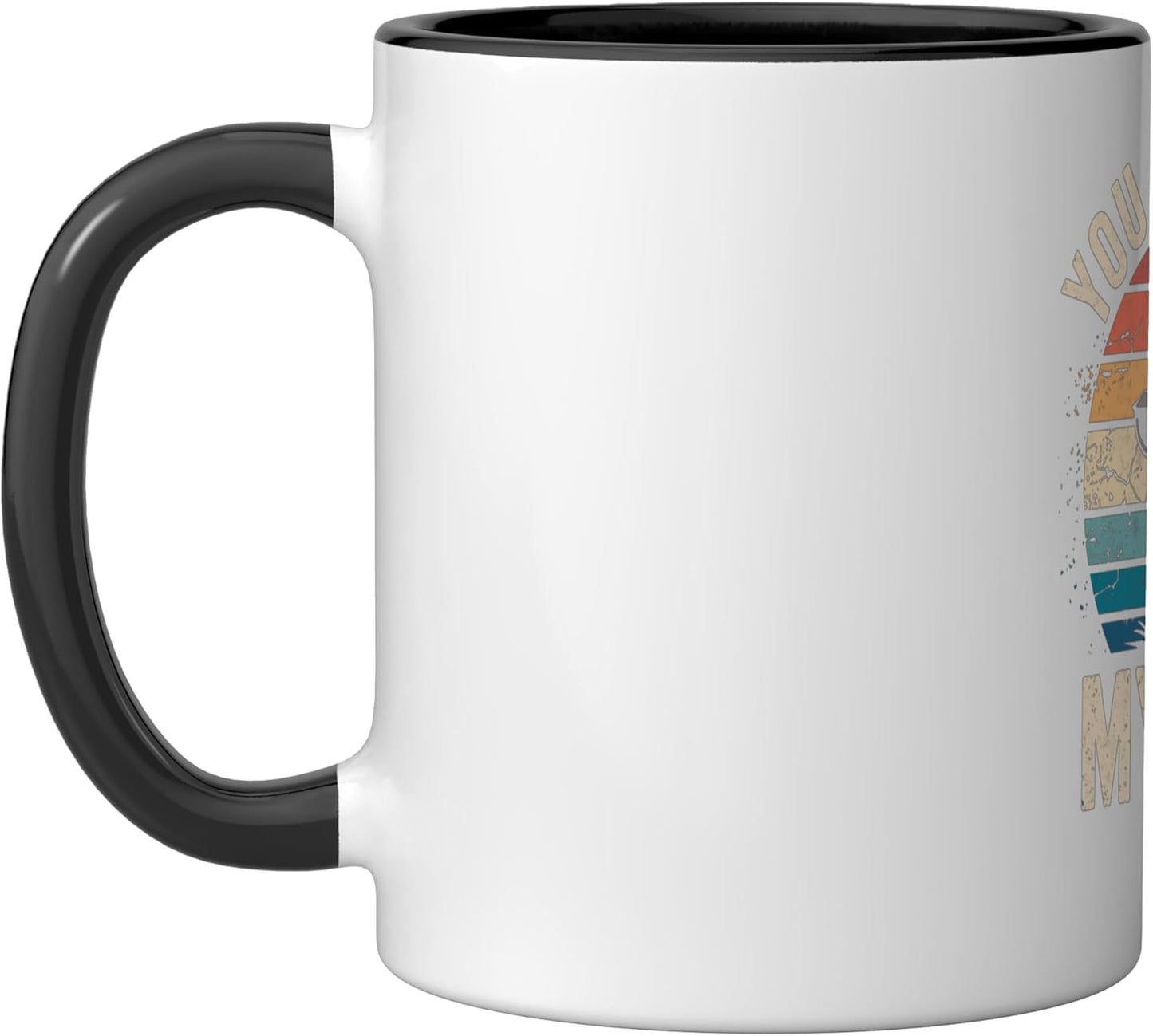 Taza Cerámica para Asar BBQ Retro Negro/Blanco