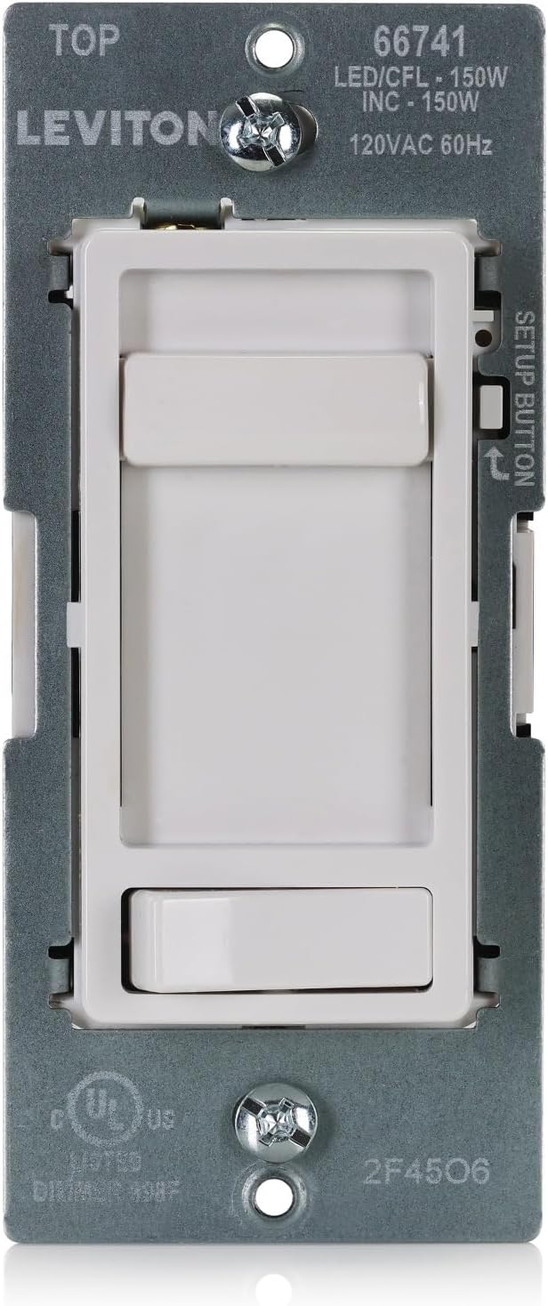 Interruptor atenuación LED para bombillas regulables 150W blanco