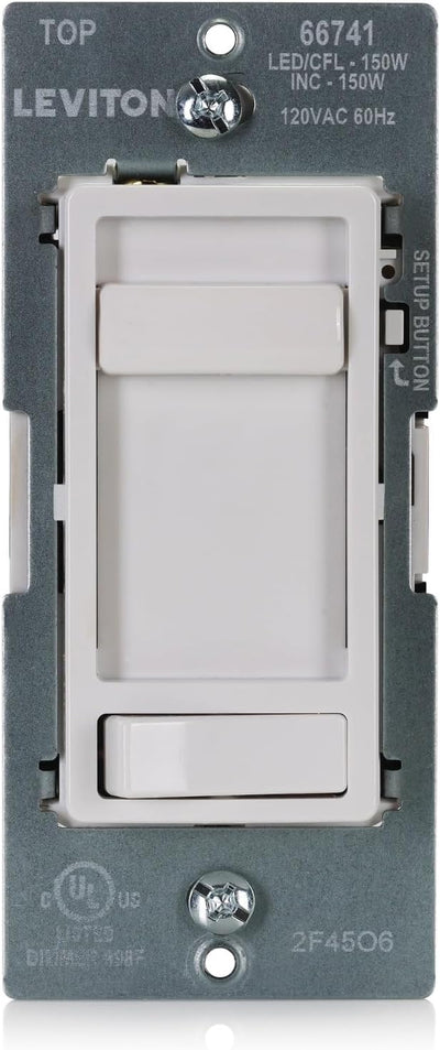 Interruptor atenuación LED para bombillas regulables 150W blanco