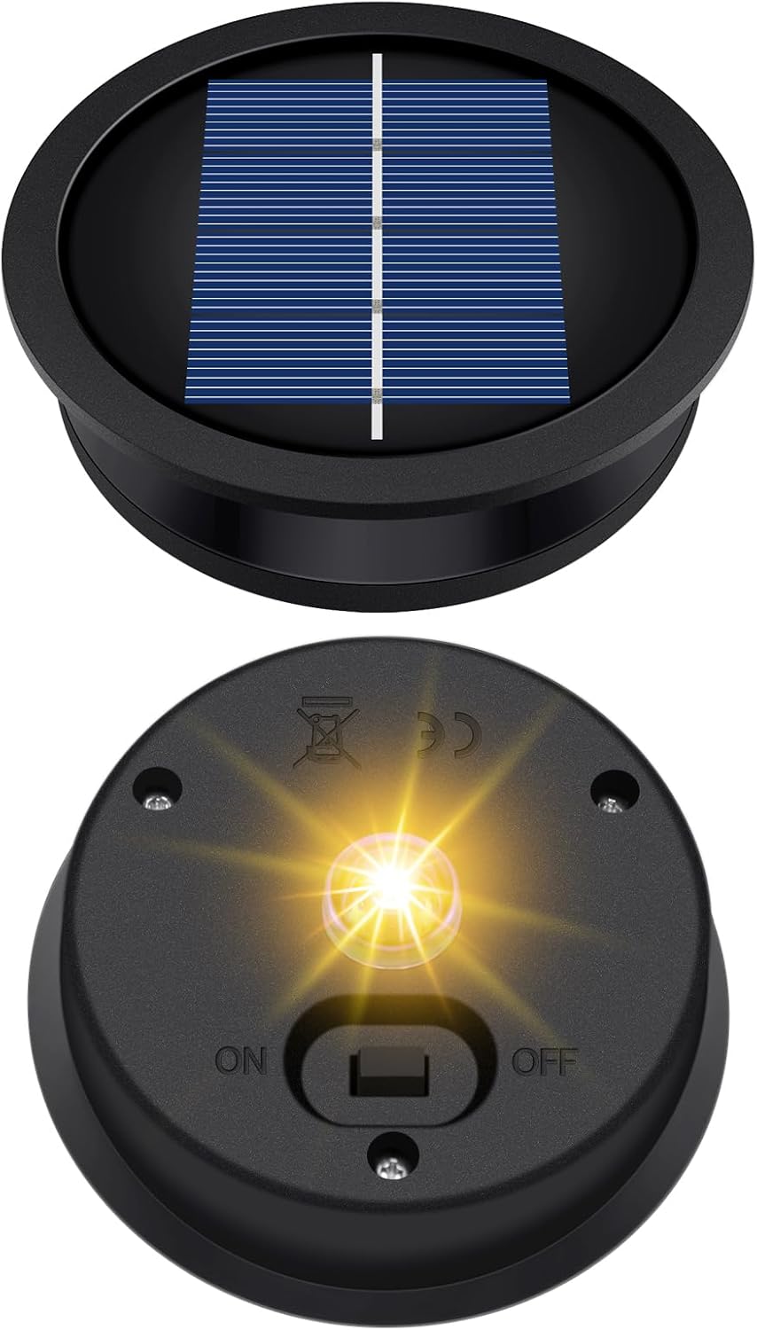 Pack 2 luces colgantes solares con LED repuesto impermeable