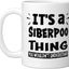 Taza cerámica para amantes de animales Siberpoo