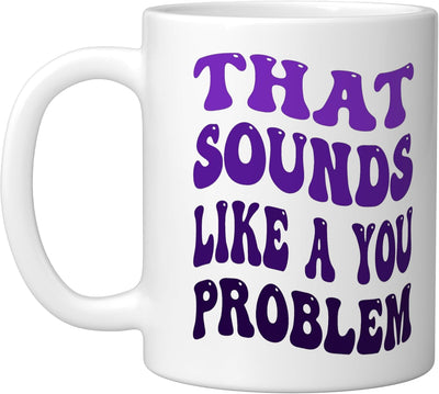 Taza cerámica para introvertidos con mensaje divertido en blanco