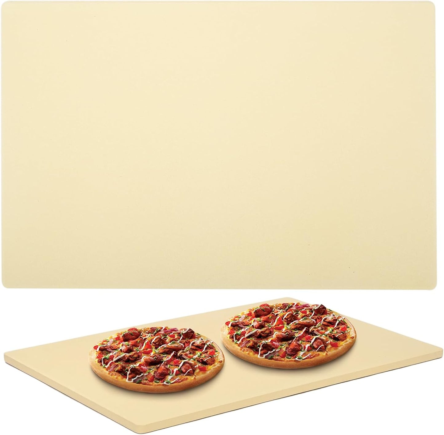Piedra pizza extra grande 23.6x15.7pulg para horno