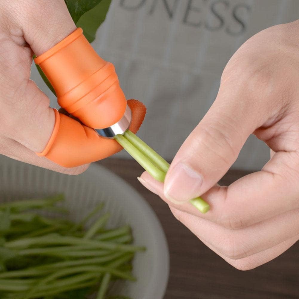Set cuchillos silicona para recoger frutas en macetas