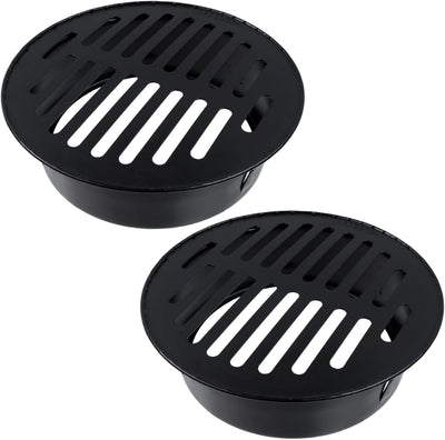 2 Cubiertas Drenaje Suelo Acero Inox 6pulg Redondas