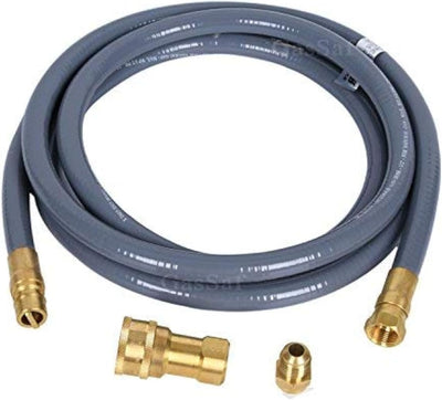 Manguera gas natural 10ft DI 1/2 con accesorio conexión rápida