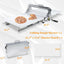 Laminadora plegable 15.8pulg acero inox ajustable para masa