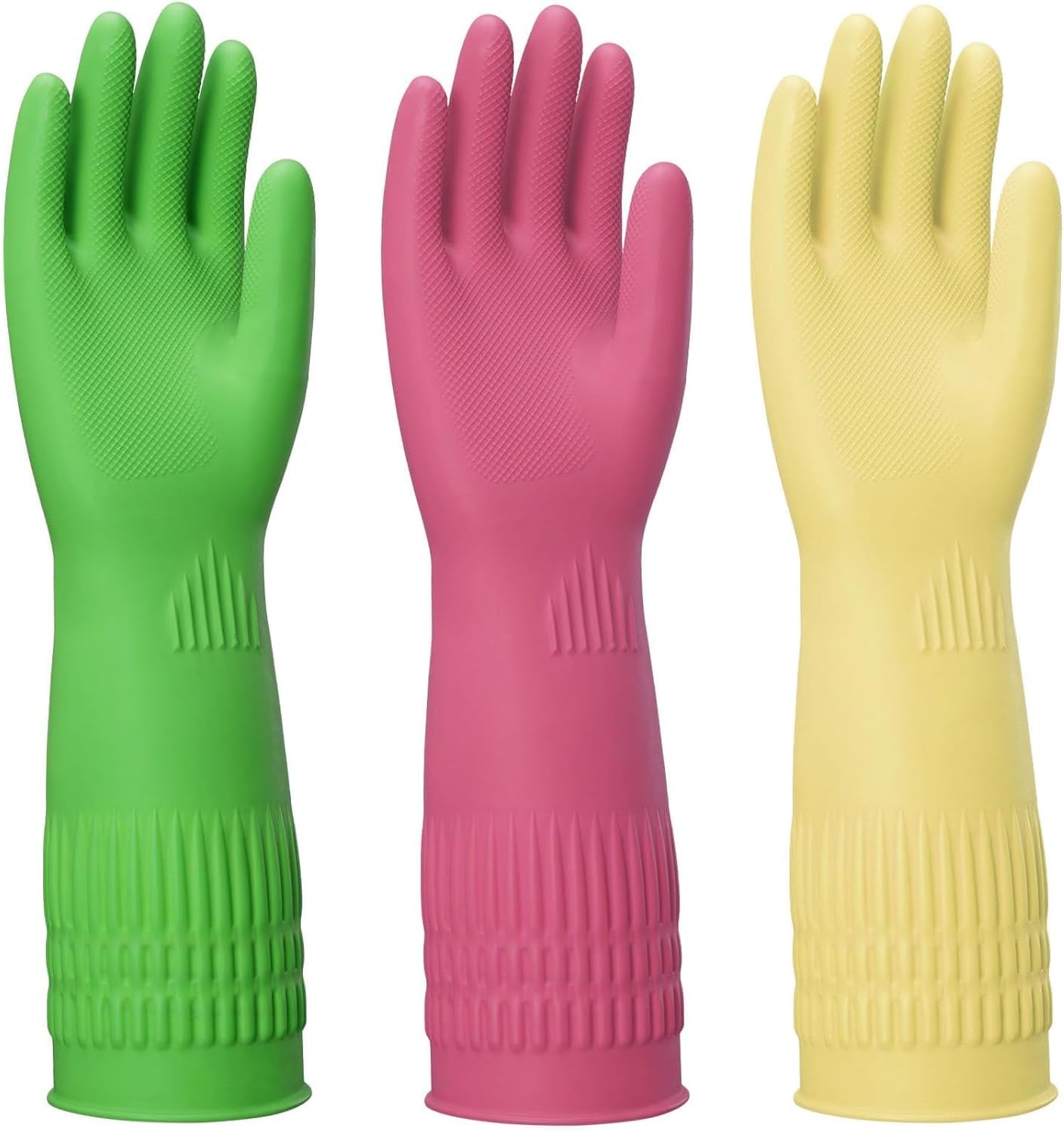 Guantes goma reutilizables antideslizantes 15pulg grande