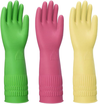Guantes goma reutilizables antideslizantes 15pulg grande