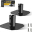 Placa base muelle resistente soporte poste aluminio acero pack 2