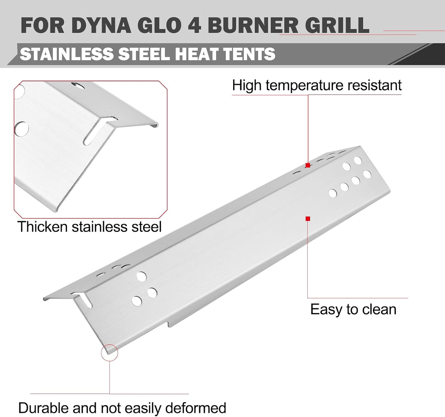 Repuesto placas calor parrilla Dyna Glo DGH474CRP