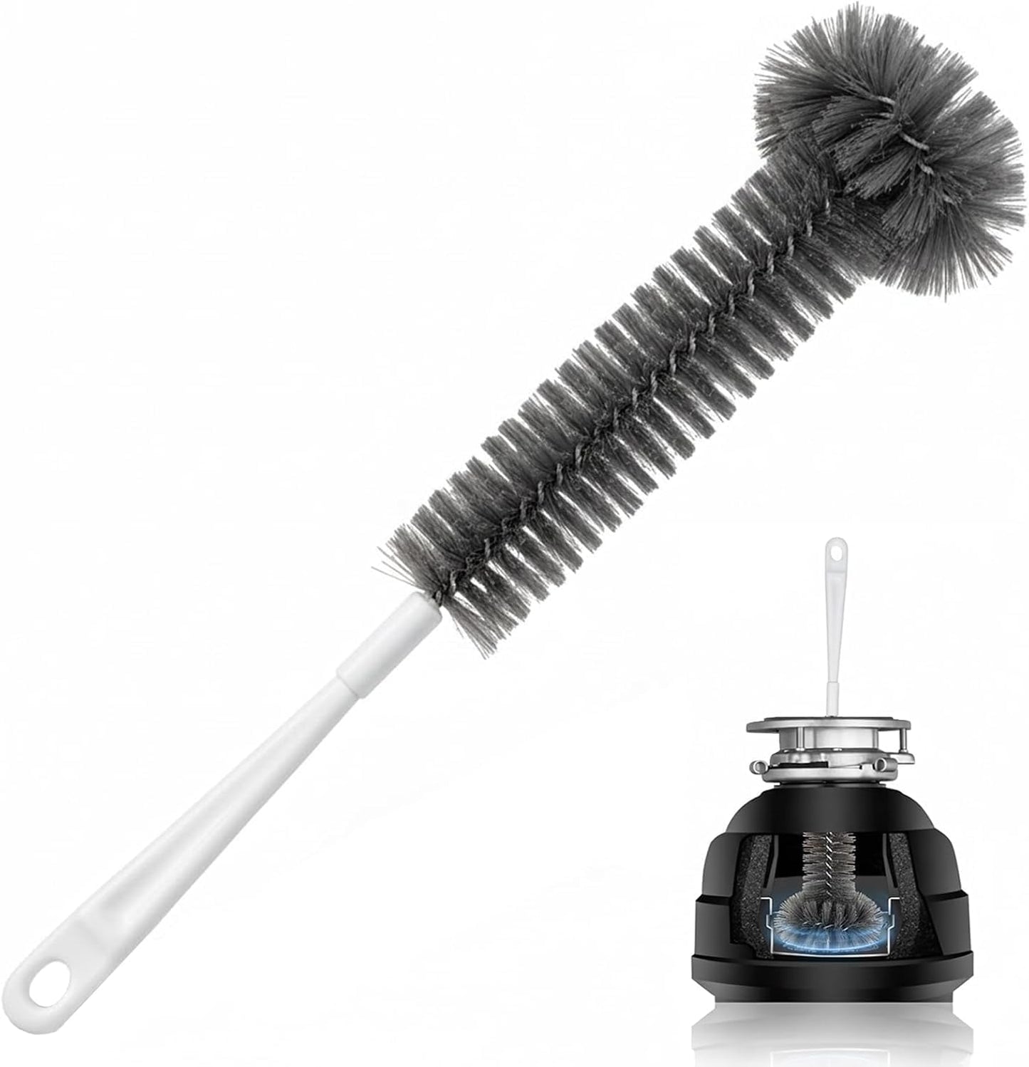 Cepillo largo 14.6pulg flexible para limpieza profunda