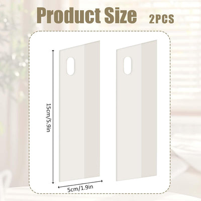 2 Espátulas Goma Raspador Ventanas Baño Cocina