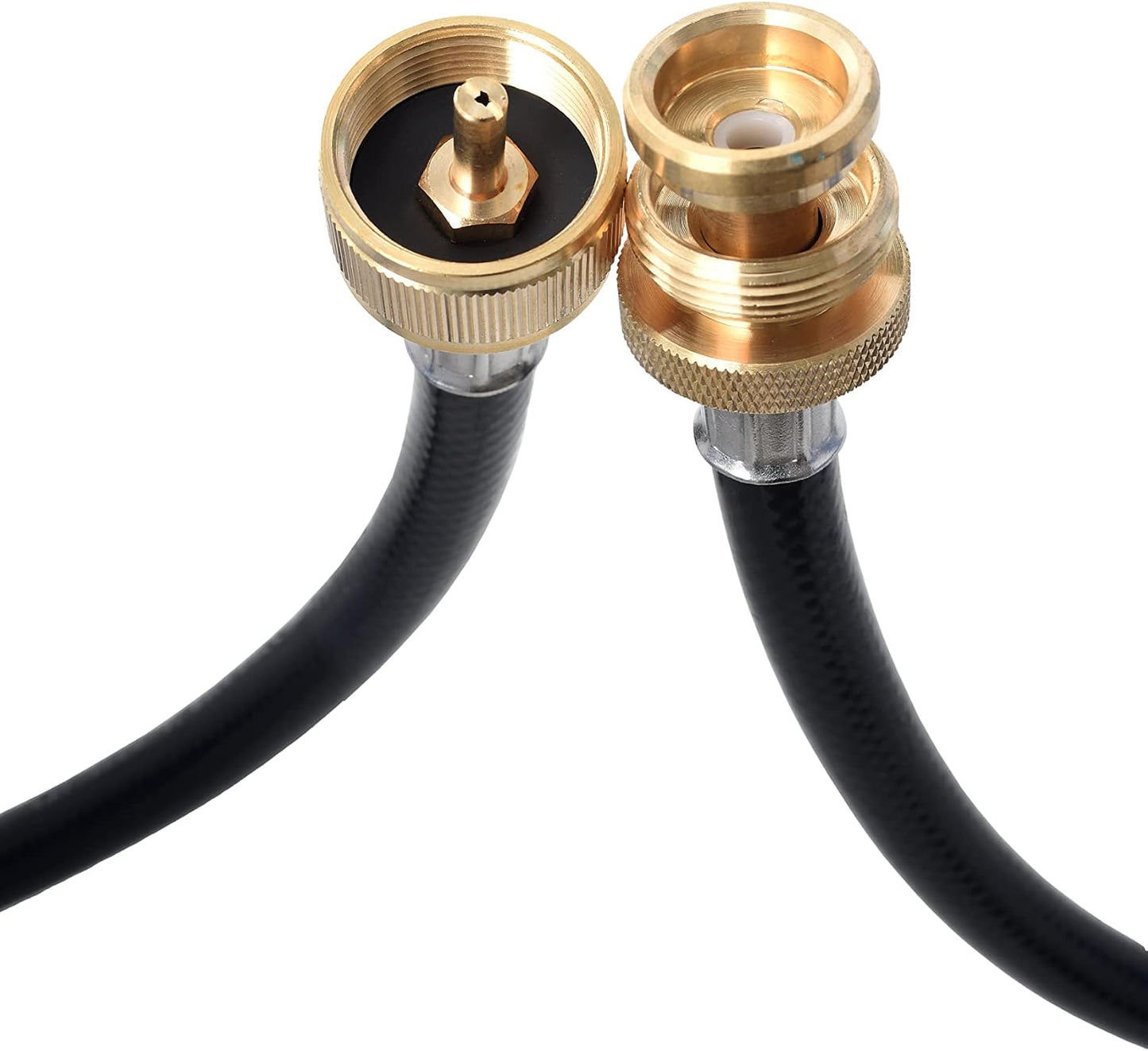 Extensión adaptador manguera propano 8ft para RV y cilindros