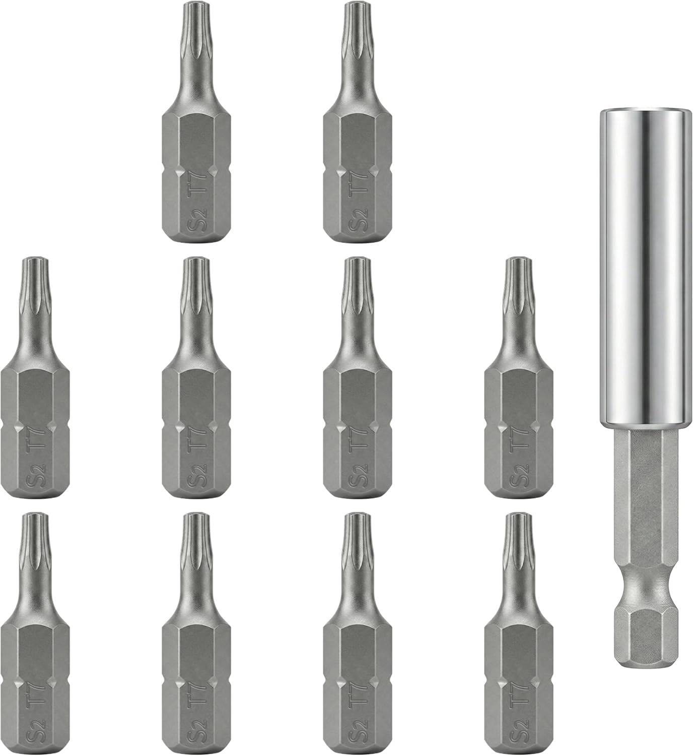 Set 10 Pzas Destornillador Torx T7 Acero Aleación 1pulg