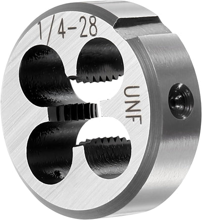 Troquel roscado UNF 1/4-28 para acero suave cobre aluminio