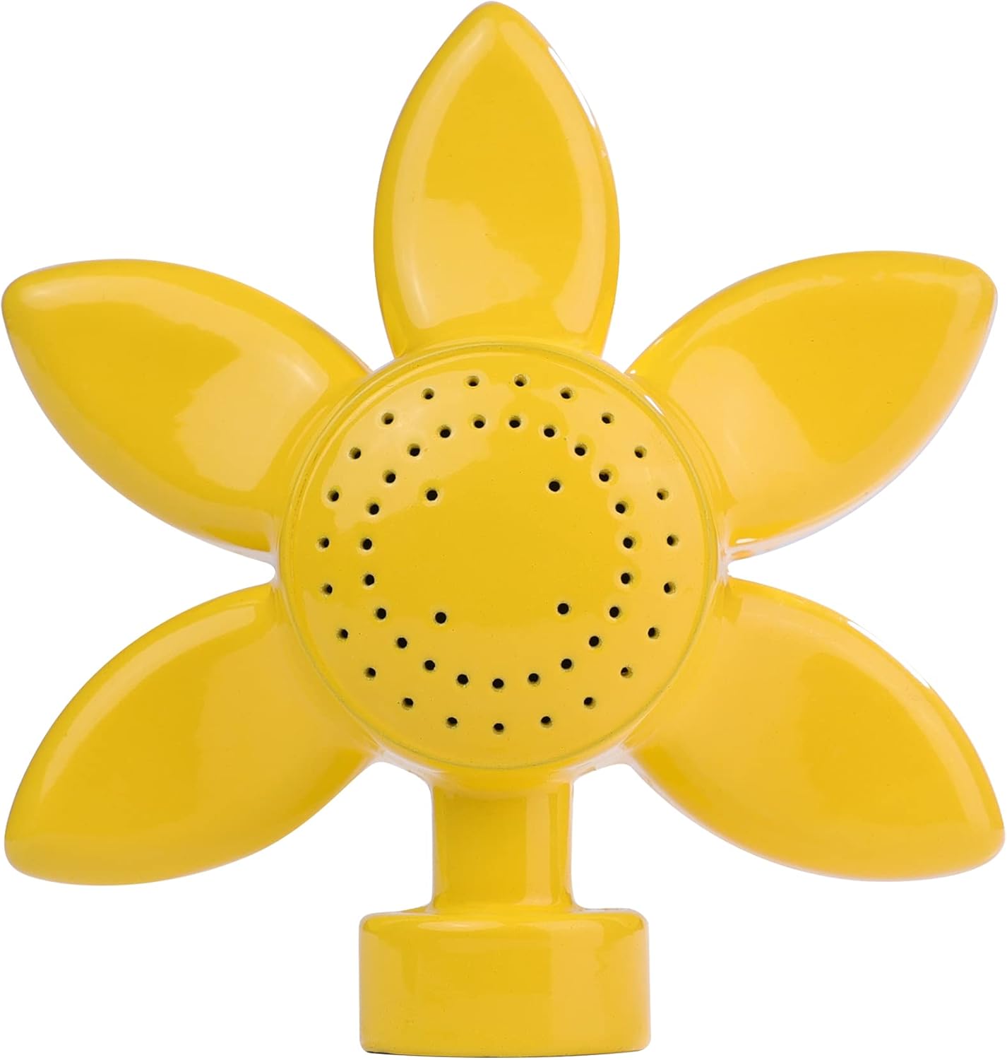 Aspersor circular forma flor amarillo