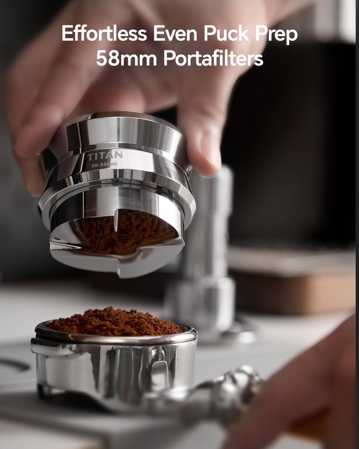 Distribuidor gravedad para espresso 2.297in