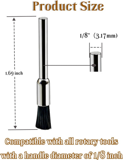 3 Cepillos Nylon 405-02 para Dremel y Marcas Principales