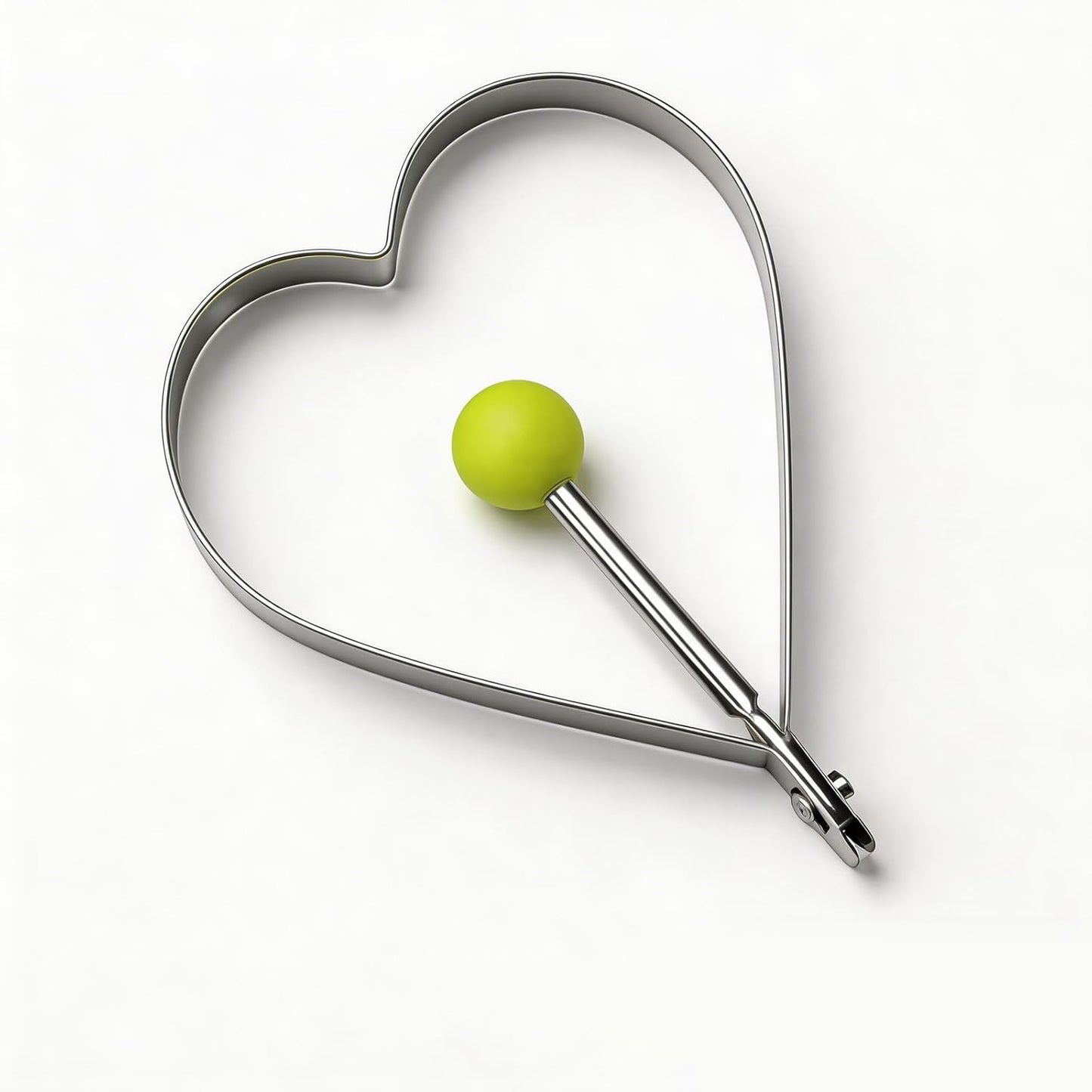 Freidora huevo acero inox molde corazón