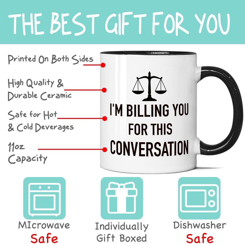 Taza Regalo Abogado Estudiantes Derecho Profesores