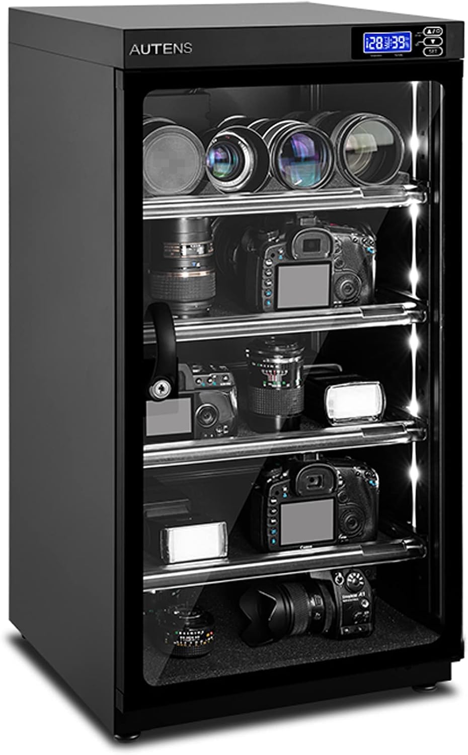 Deshumidificador 100L control digital para lentes electrónicos