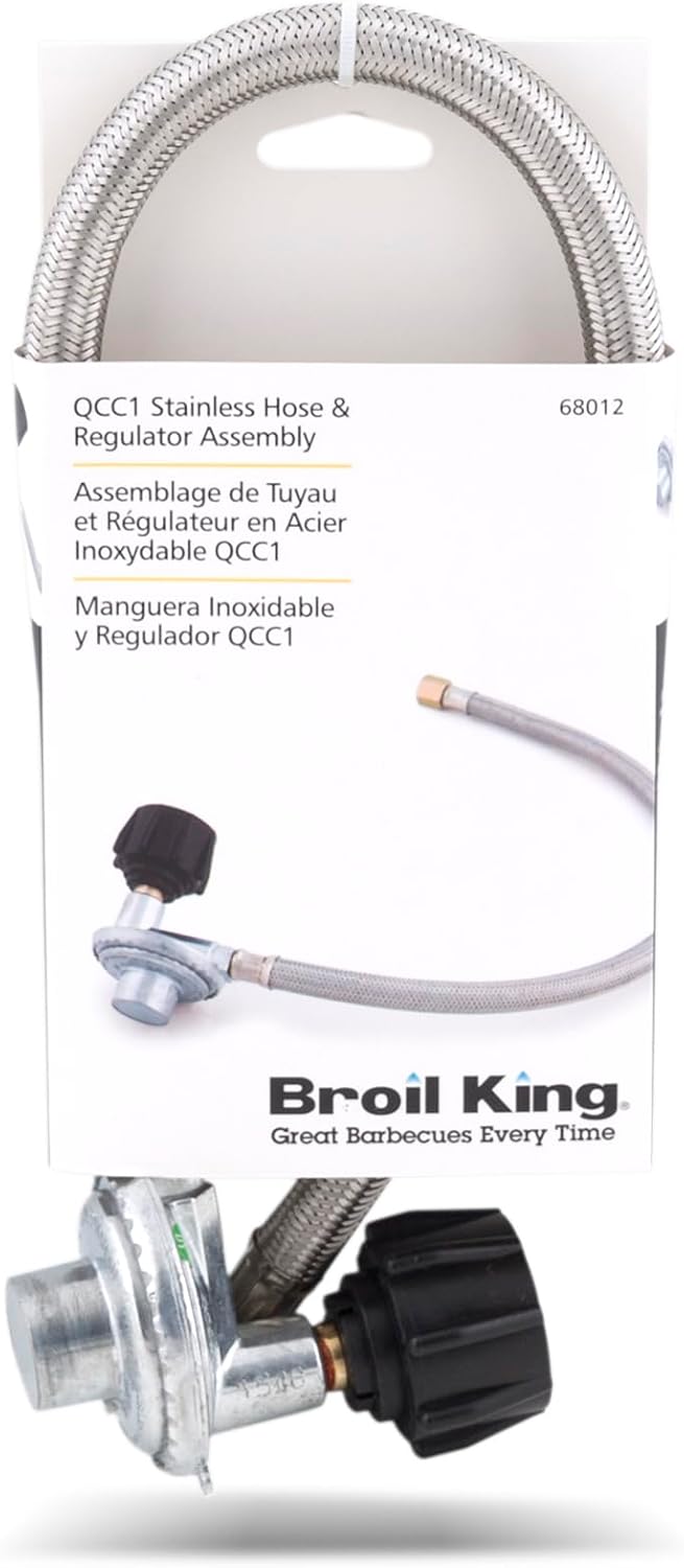 Regulador manguera QCC1 acero inox 21pulg