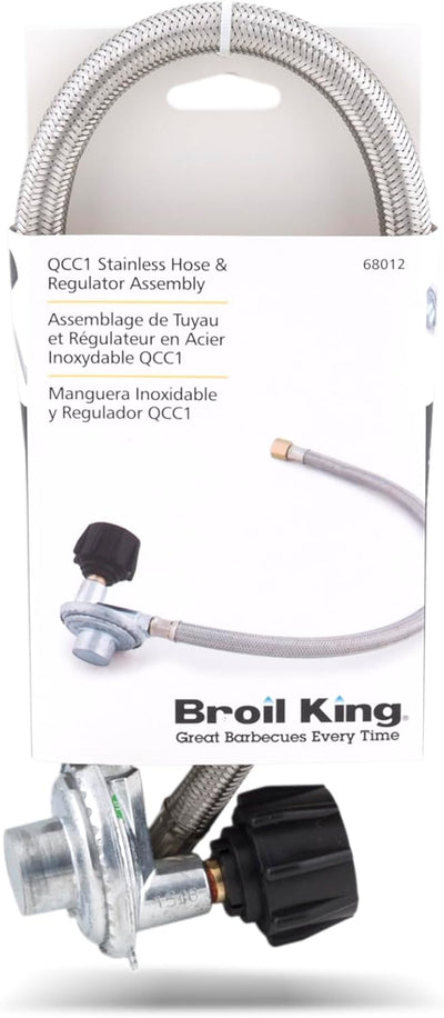 Regulador manguera QCC1 acero inox 21pulg