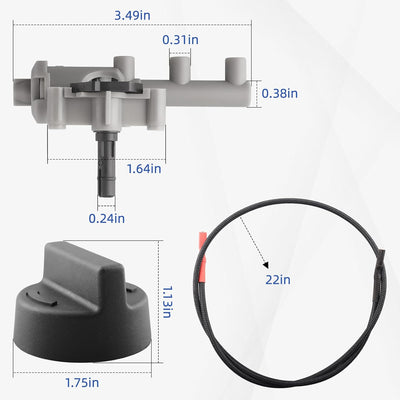 Kit encendido piezoeléctrico para estufa RV 3 salidas 56096
