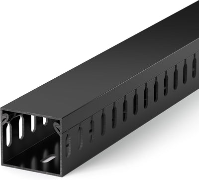 Canaleta cable rack servidores 1.6x2pulg kit 6pies PVC seguro