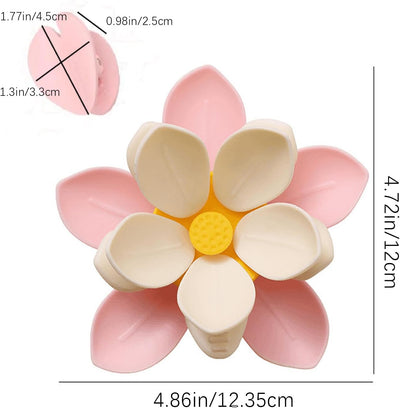 Paquete de 20 clips magnéticos de flores Sakura decorativos para cocina y almacenamiento