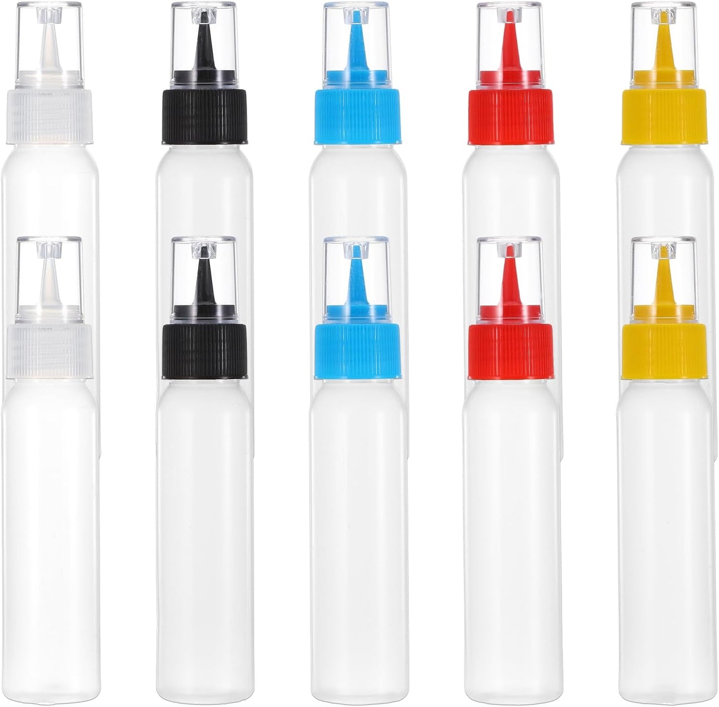10 Botellas Exprimibles 2oz para Glaseado Pasteles Galletas