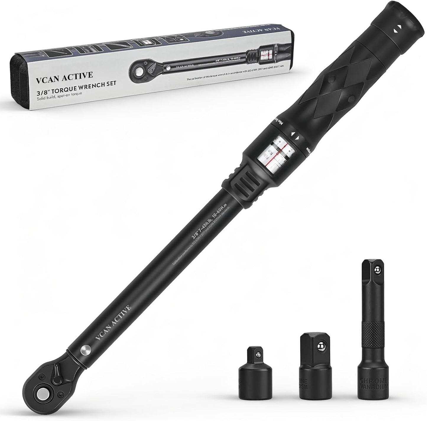 LLave torque 3/8" 10-60 Nm 72 dientes autos motos