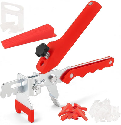 Kit nivelación azulejos con llave ajuste 1/8 pulg clips reutilizables
