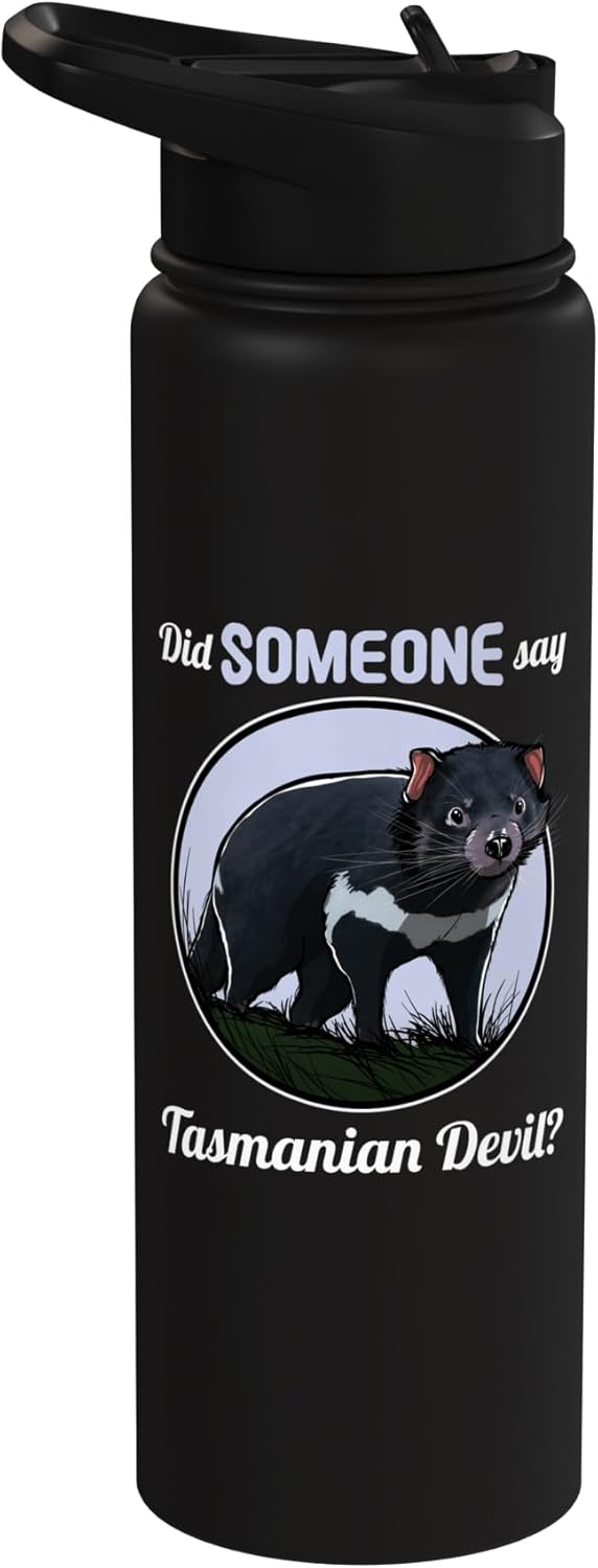 Botella agua acero inox aislada Tasmanian Devil
