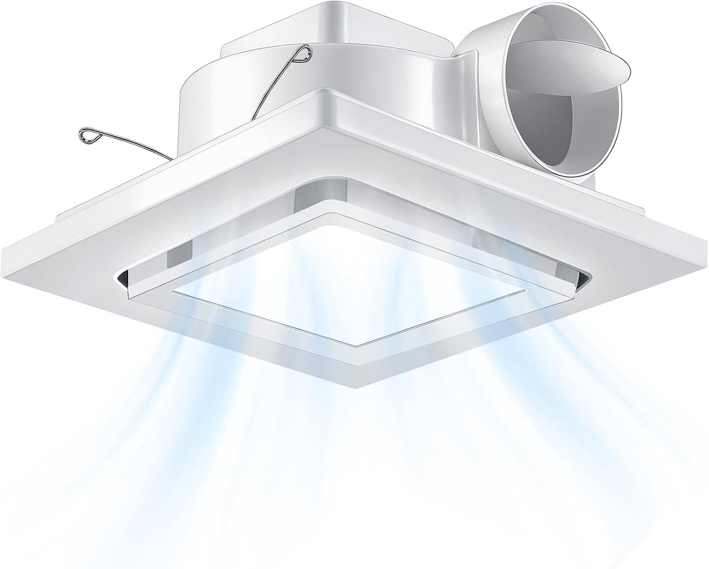 Ventilador baño 12pulg luz regulable 110CFM 1.0sones