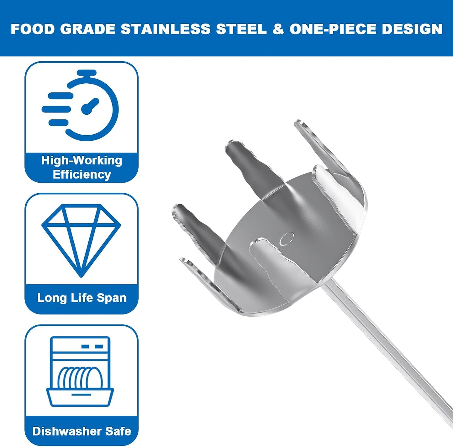 Extractor cerdo acero inox 4pulg taladro manual