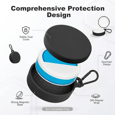Funda magnética ZYN para lata con mosquetón transportable