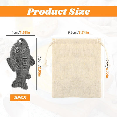 2 piezas pescado de hierro natural para veganos y atletas