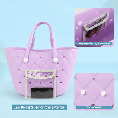 Bolsa playa EVA impermeable con 2 bolsas para mujer