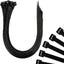 Bridas nailon negro 0.36x40pulg 5 Pzas resistente UV