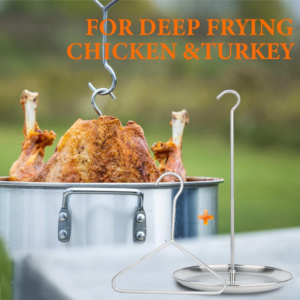 Kit accesorios freidora pavo pincho vertical colgador pollo