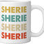 Taza cerámica Sherie Name blanca