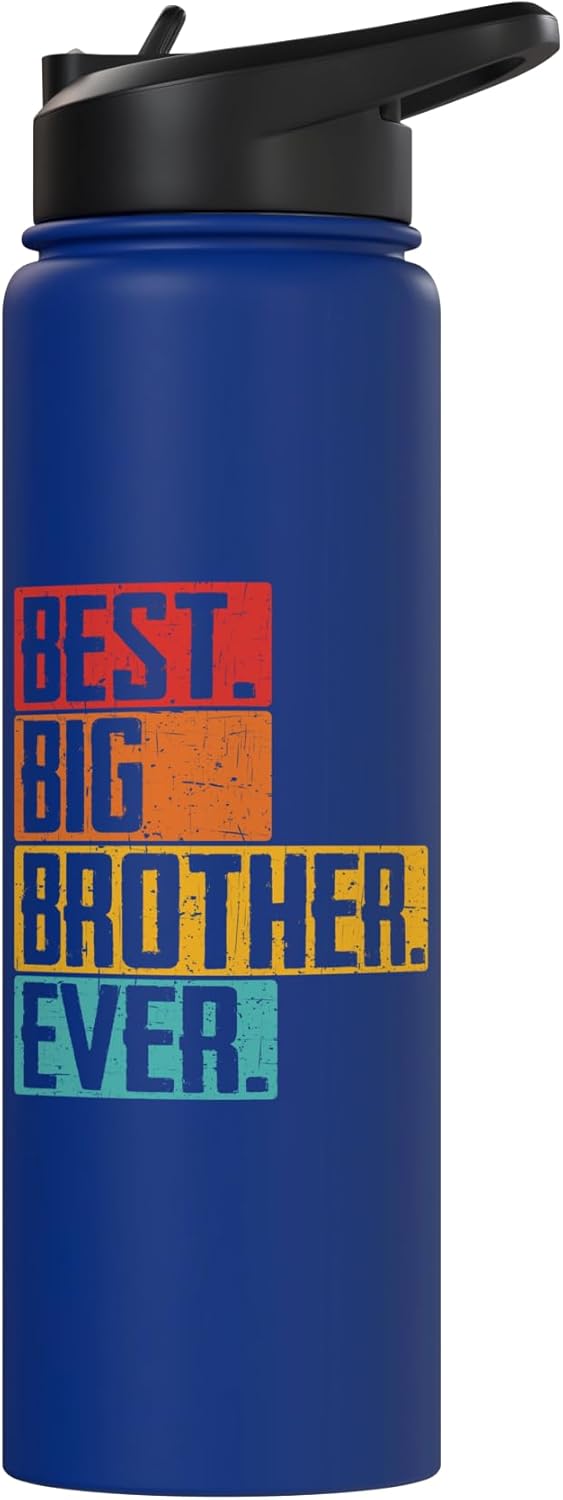 Botella de agua acero inoxidable sin BPA estilo retro