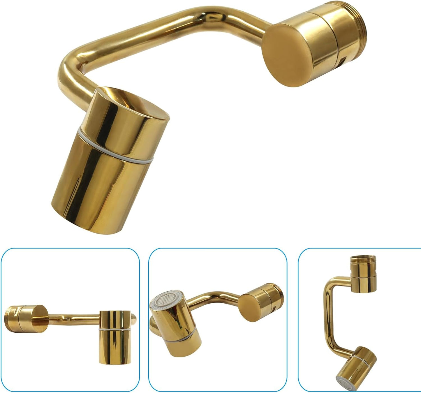Extensión aireadora grifo 1080° para cocina y baño